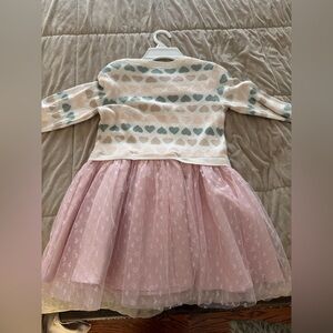 Pink Heart Patterned Dress